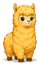 Golden alpaca